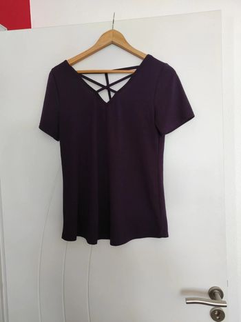 T-shirt violet taille M