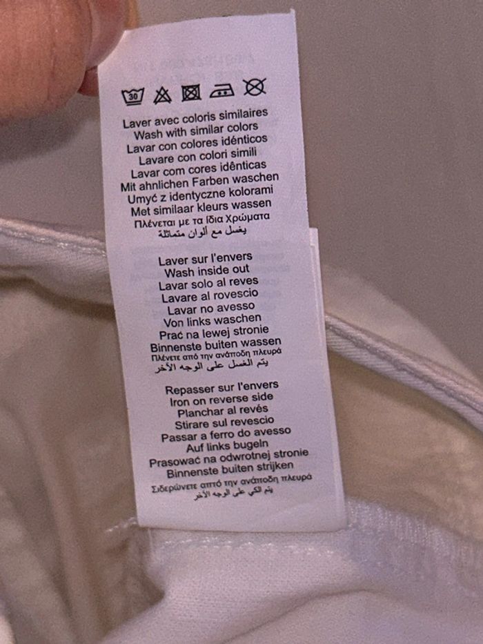 Short ajustable blanc noeud plage vagues - photo numéro 12