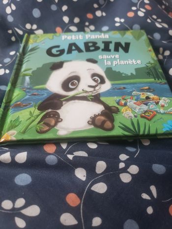 Petit panda Gabin sauve la planette - neuf.
