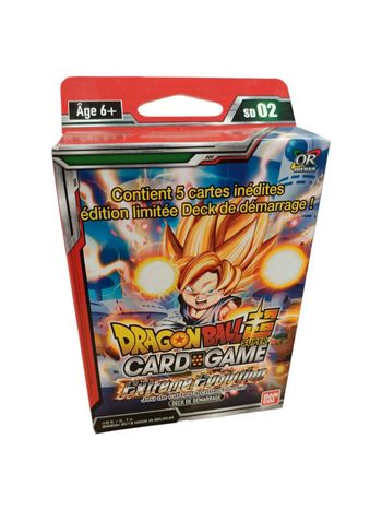 Deck cartes dragon ball super tcg SD02