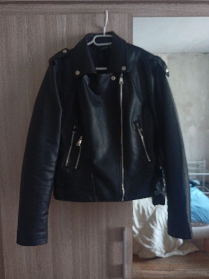 Veste simili cuir femme