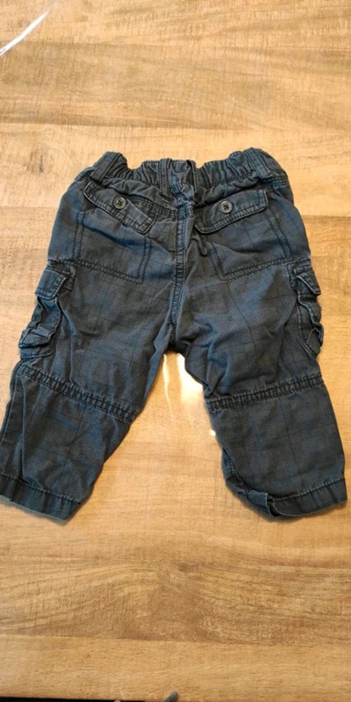 Lot de 2 pantalons + 2 hauts manches longues rayés bleus - photo numéro 10