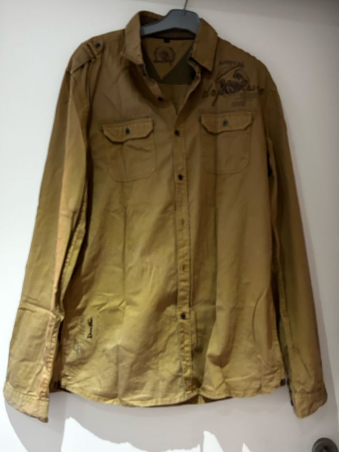 Chemise homme marron Carnet de Vol