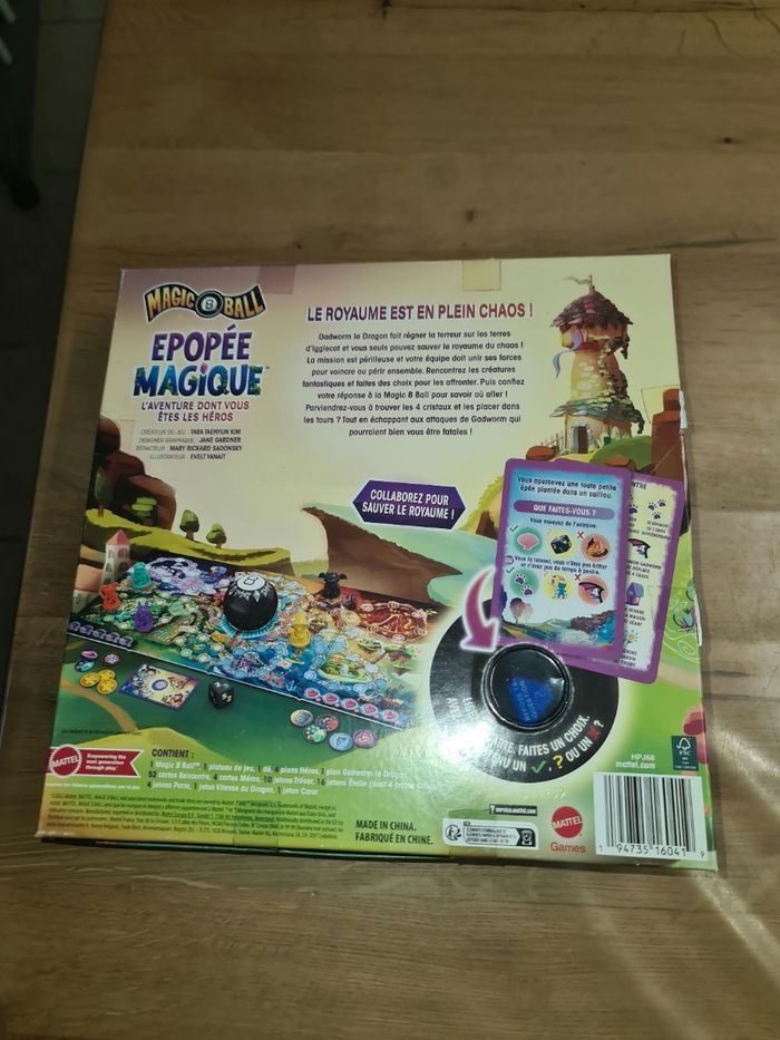 Jeu de société Magic 8 Ball Épopée Magique des éditions Mattel, - photo numéro 3