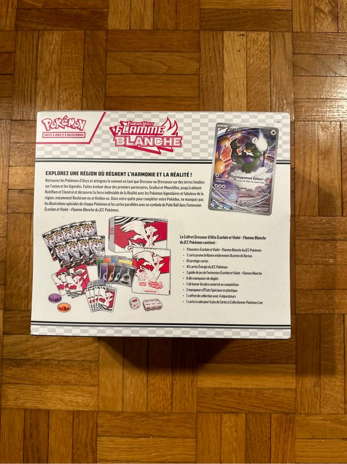 ETB Reshiram Pokémon Flammes Blanches - EV10.5 - photo numéro 3