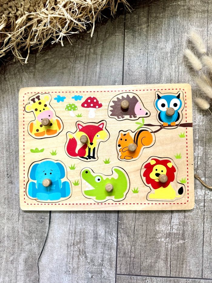 Puzzle animaux bois - photo numéro 2