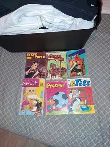 Lots de 6 BD des années 1980