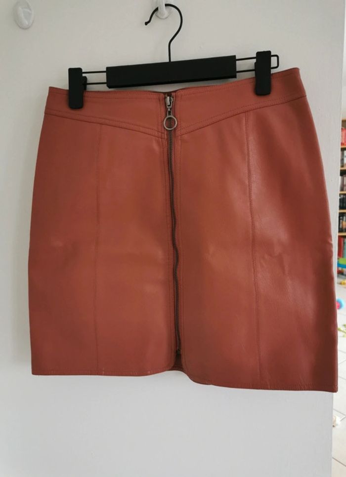 Jupe en simili cuir