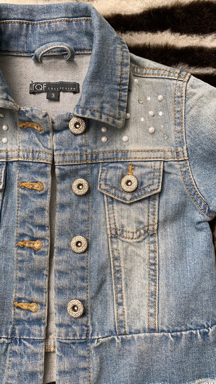 Veste en jeans 3 ans - photo numéro 2