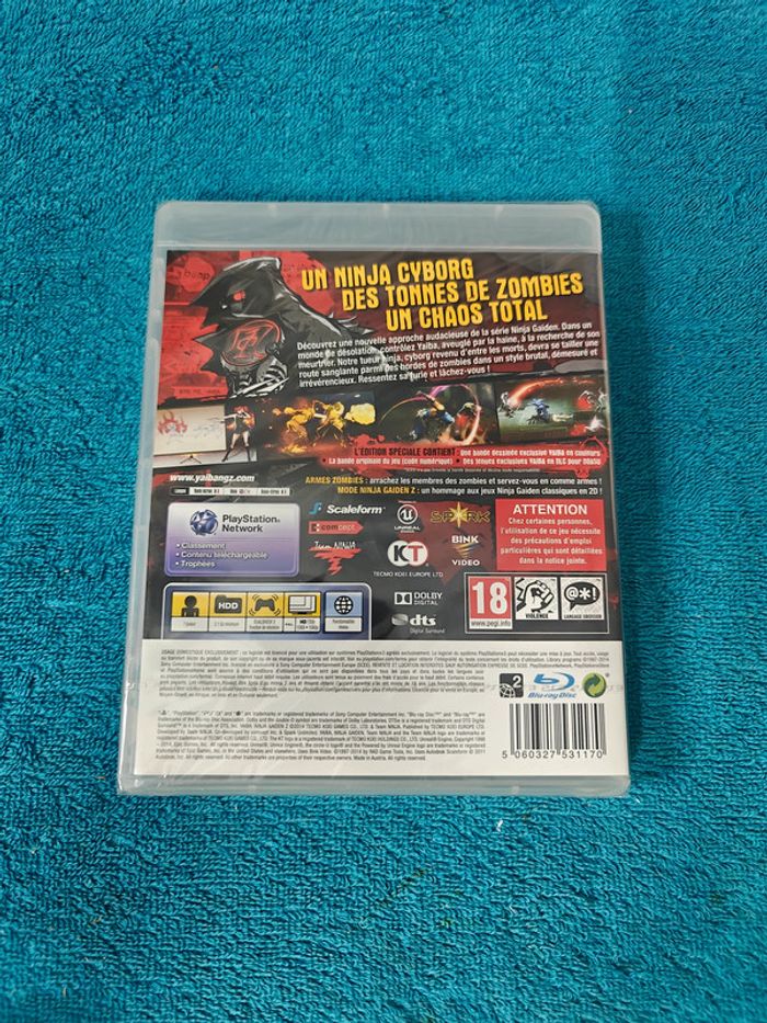 PS3 Yaiba ninja gaiden z special edition - photo numéro 2