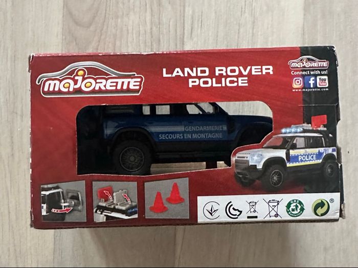Land rover police majorette neuf