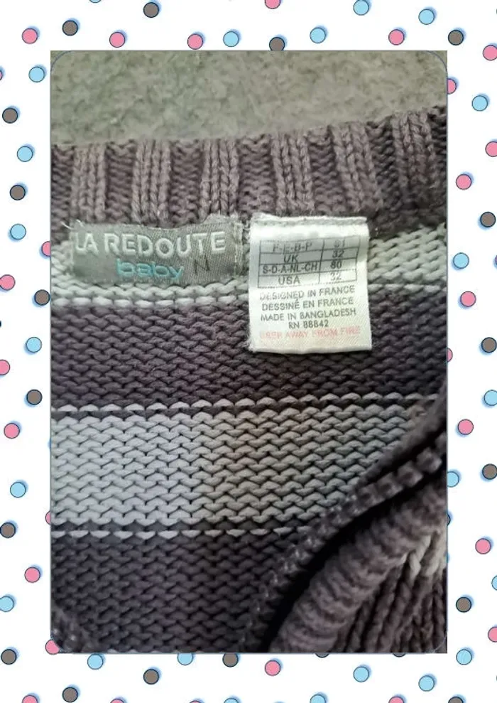 Gilet la redoute, 18 mois - photo numéro 3