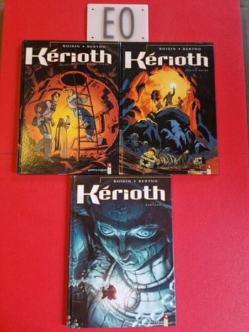 Lot de 3 bd kerioth 1 à 3,EO (série complète)