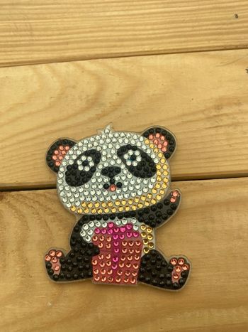 Magnet panda 🐼 en diamond painting