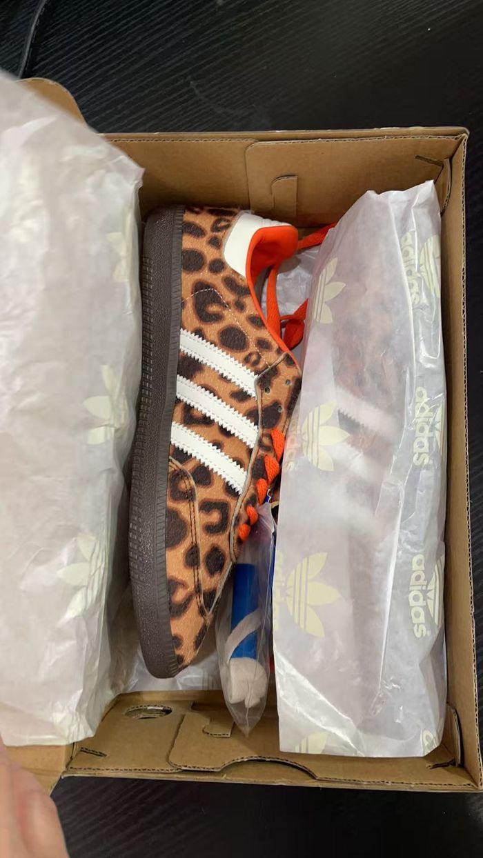 Adidas Samba Preloved Léopard Rouge 42 - photo numéro 7