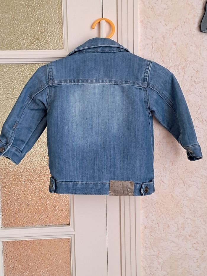 Veste en jean fille 9 mois - photo numéro 2