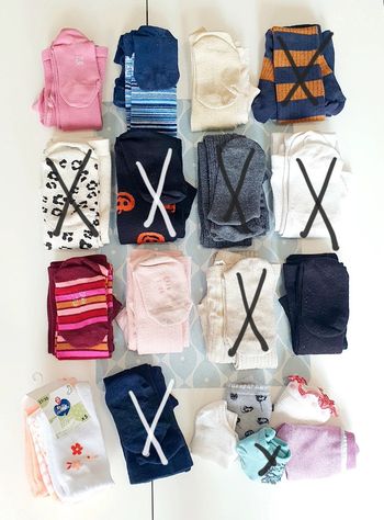Lot collants + chaussettes - 5/6A