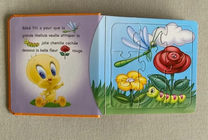 Livre puzzle looney toons baby 3 4 ans bugs bunny - photo numéro 2