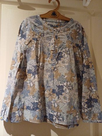 Blouse chemisier château de sable 8 ans