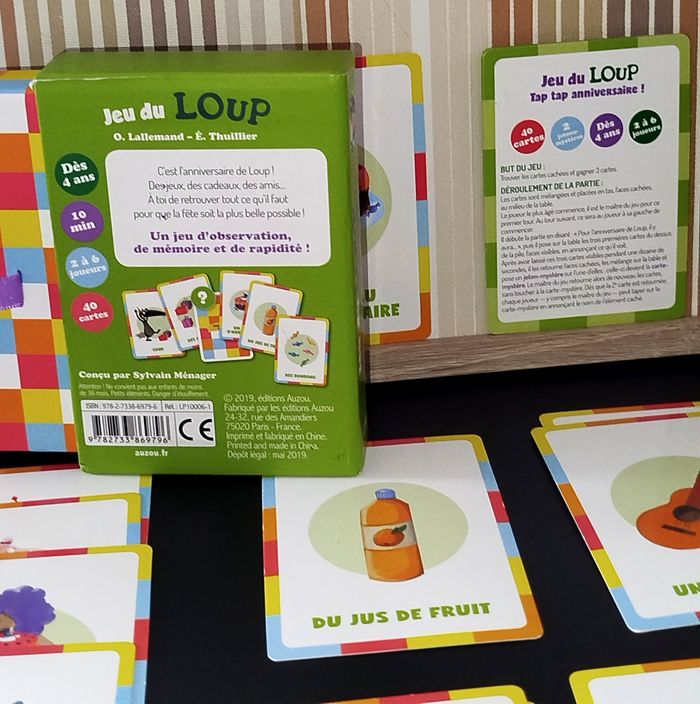 🔴 Auzou Jeu du loup Tap tap anniversaire - photo numéro 2