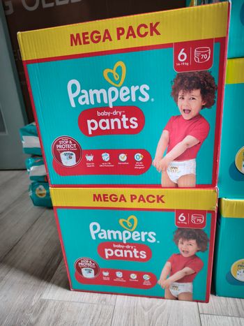 Pampers baby dry pants taille 6 /lot de 2 cartons 