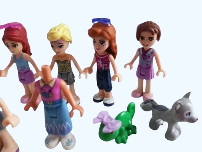 Lego friends, lot figurines et animaux