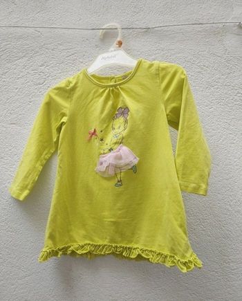 Tunique danseuse vert clair 23 mois Orchestra