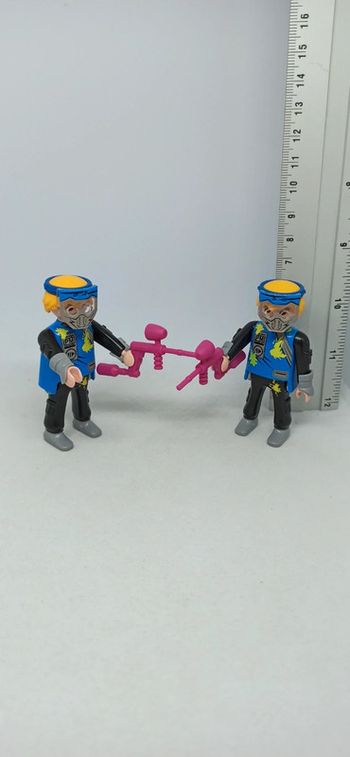 Joueurs de paintball playmobil