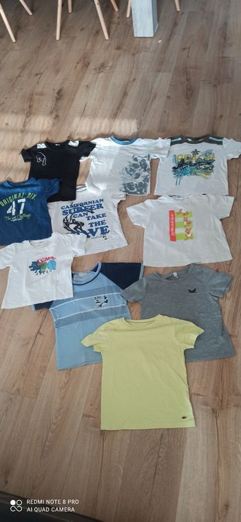Lot de 10 t shirts 6 ans