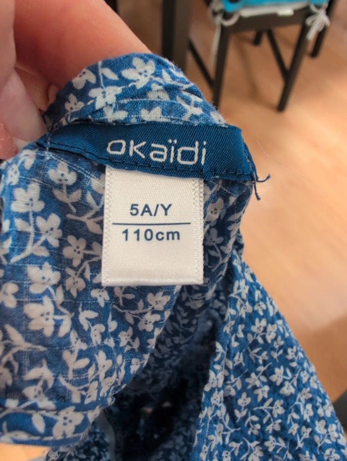 Lot de 2 robes fille fleuris 5 ans neuf - photo numéro 5