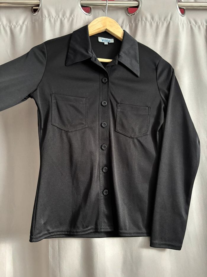 Chemise femme noire - photo numéro 2