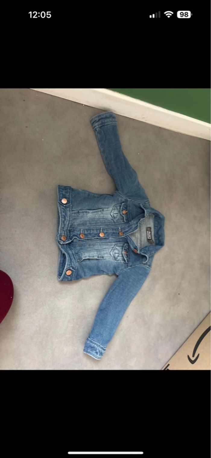 Veste en jean fille