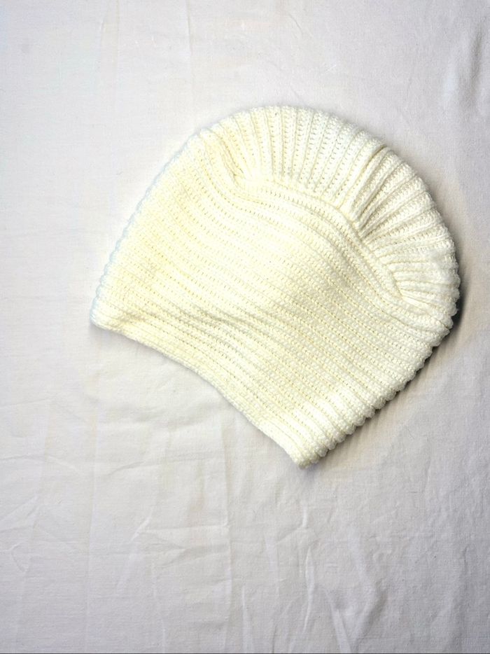 Turban en laine blanc – H&M - photo numéro 2