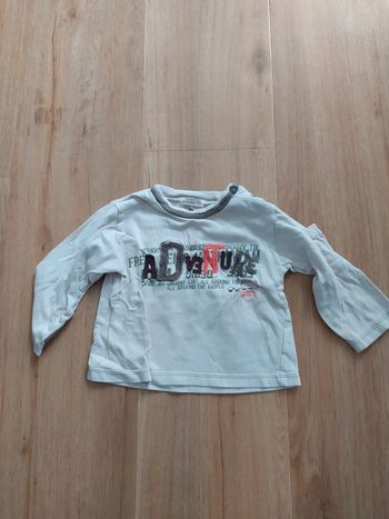 T-shirt manches longues grain de blé 18M