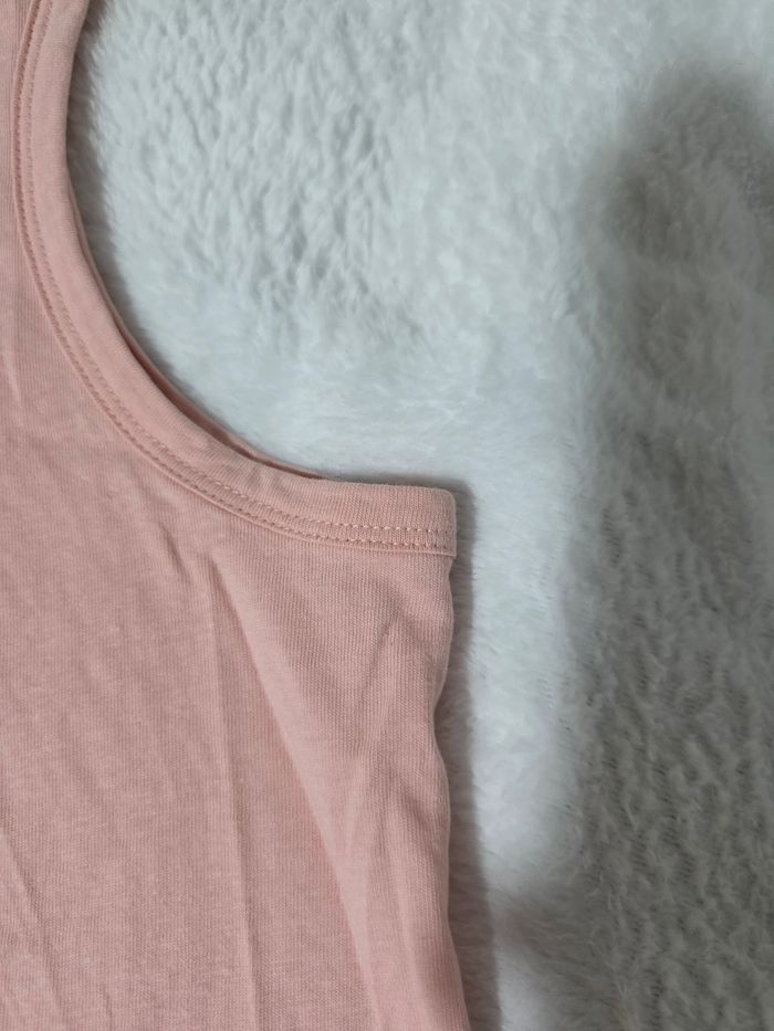 Robe débardeur manches courtes rose - photo numéro 5