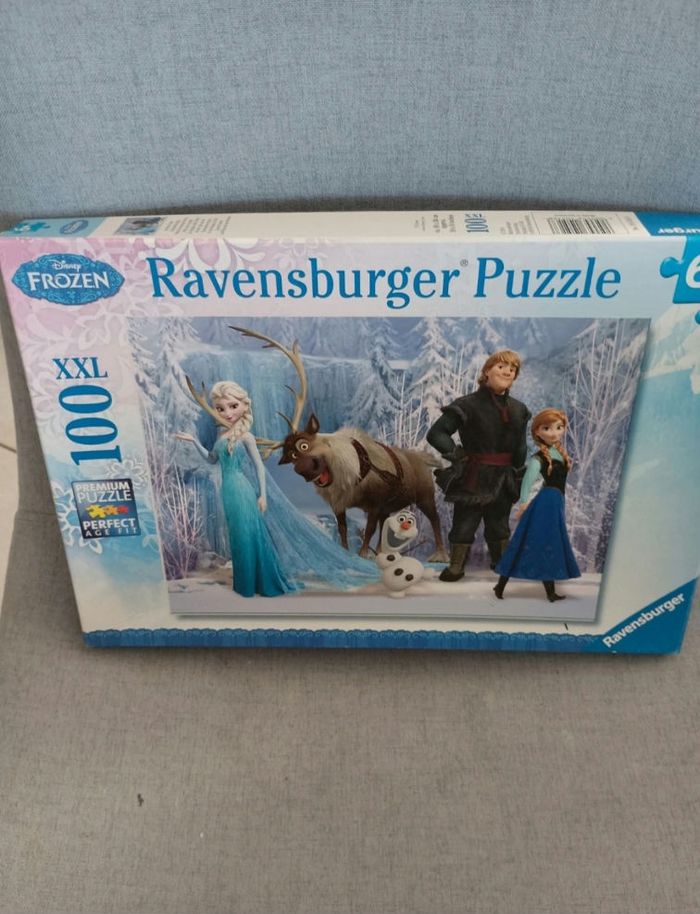 Puzzle 100 pieces la reine des neiges de ravensburger