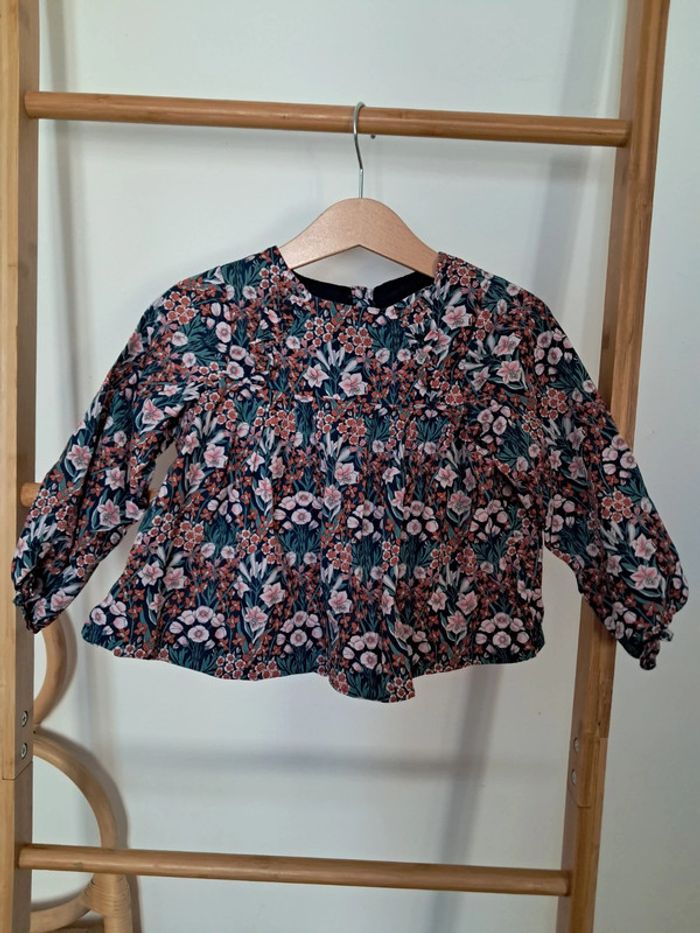 Blouse jacadi liberty primrose montain 36 mois parfait état