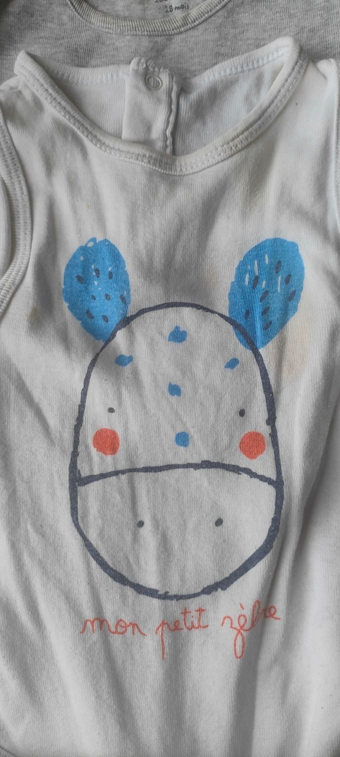 Lot de bodies taille 18 mois - photo numéro 3