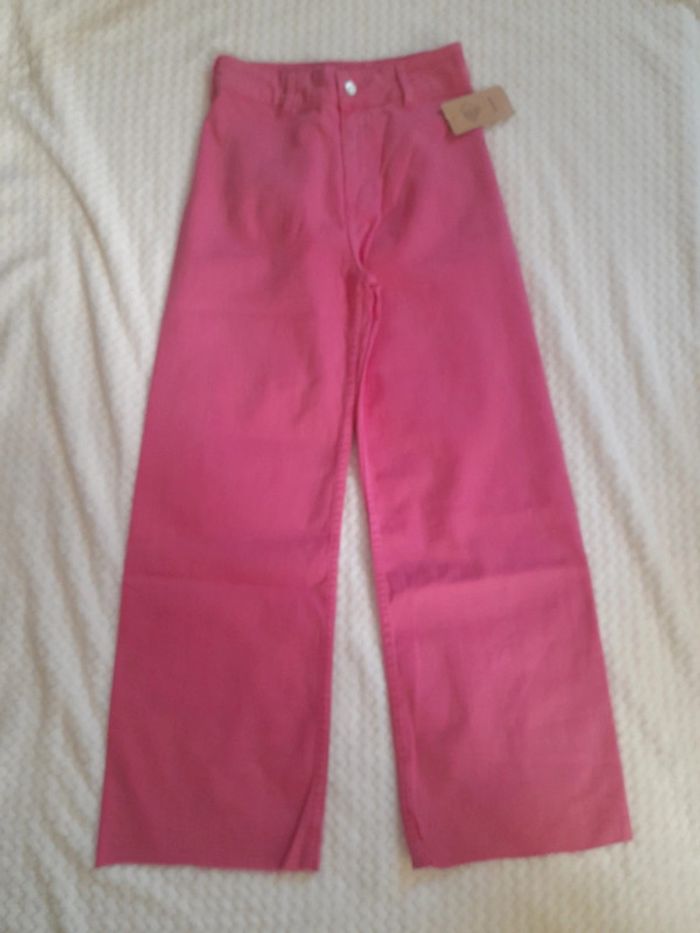Jean Promod coupe évasée taille haute