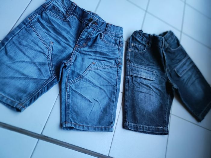 Lot 2 short jeans, garçon - photo numéro 5