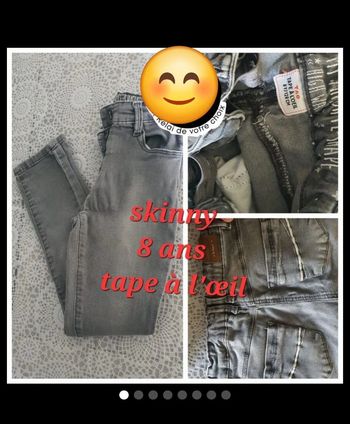 Jean fille tape à l œil 8 ans