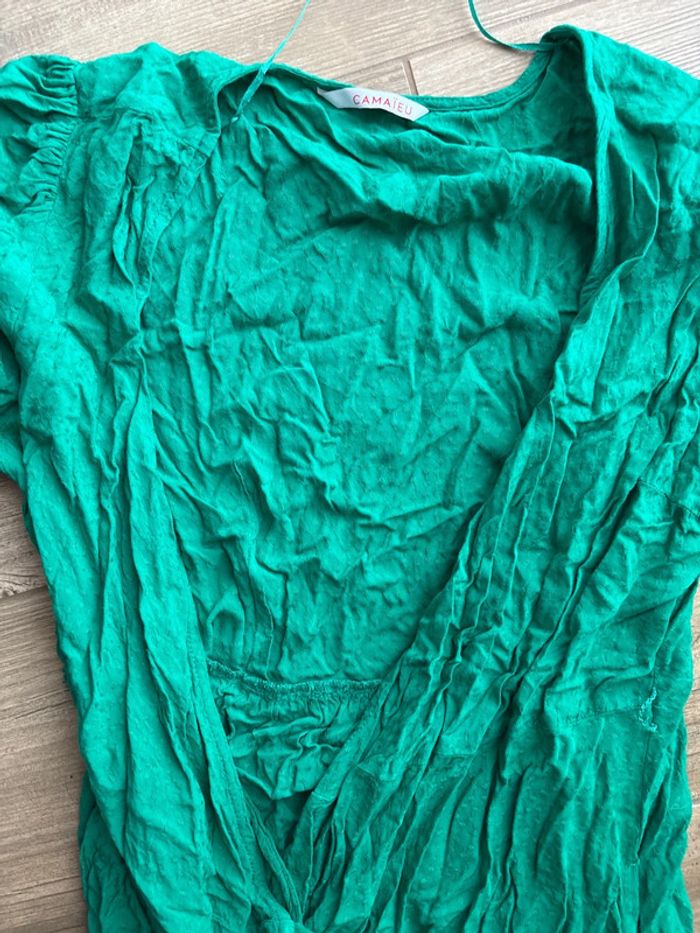 Robe longue verte - photo numéro 2