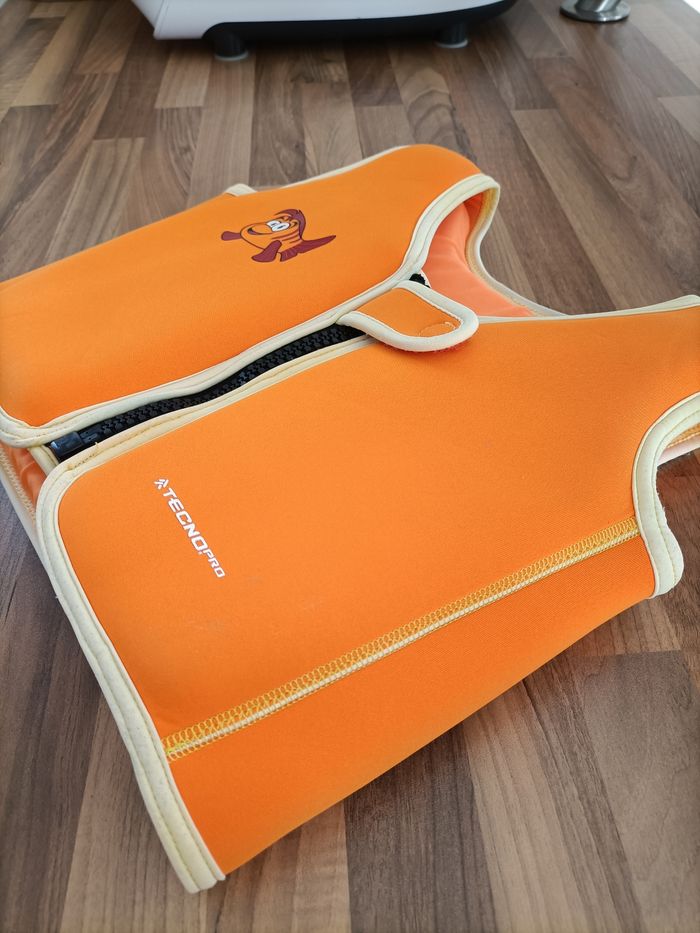 Gilet de flottaison 18-30 kg orange Nemo TechnoPro - photo numéro 3