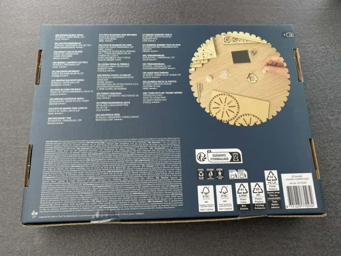 Puzzle en bois Grande Roue 3D - avec billes - NEUF - photo numéro 2