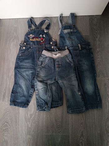 Lot 2  salopette + un pantalon