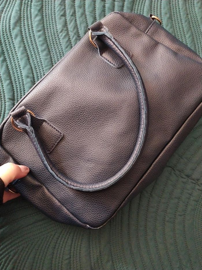 Sac à main bleu foncé - photo numéro 9