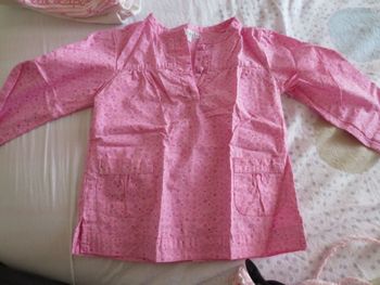 haut tunique rose (joli sur un jean)