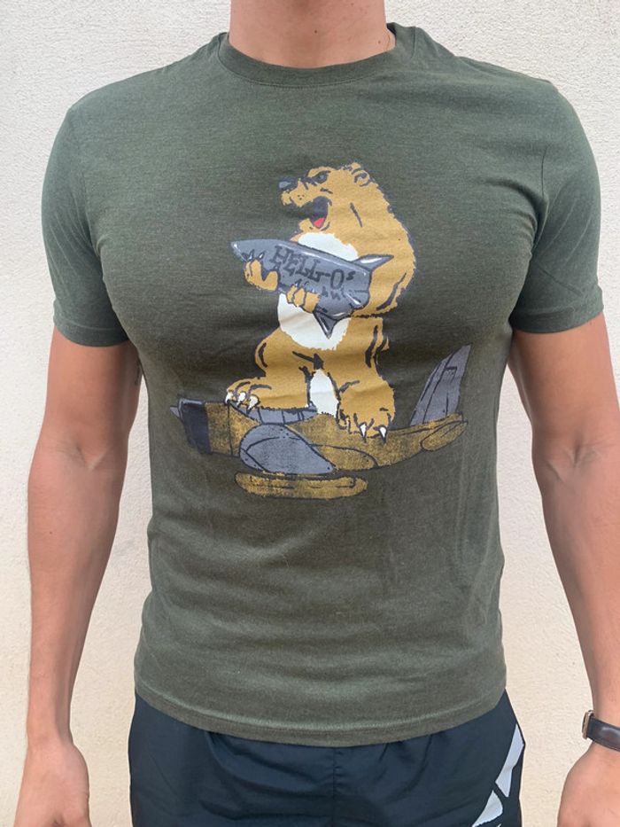 T shirt Celio kaki