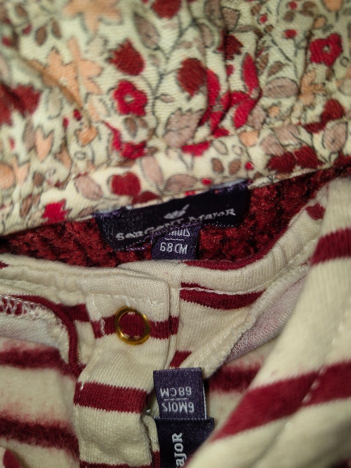 Ensemble complet automne/hiver sergent major fille 6 mois 🎀 - photo numéro 10