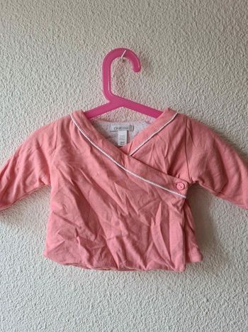 gilet épais rose Obaibi
